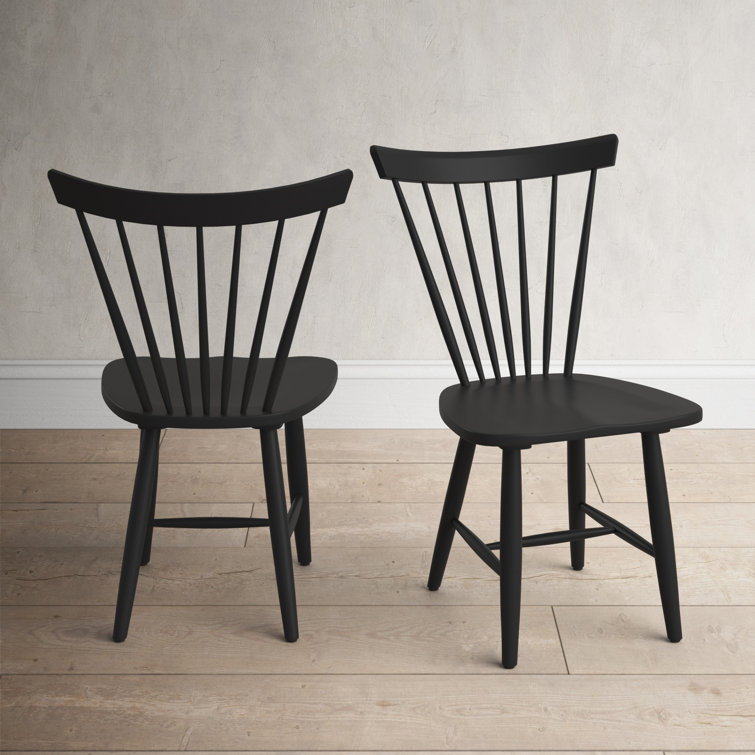 Side dining chair discount black windsor chairs